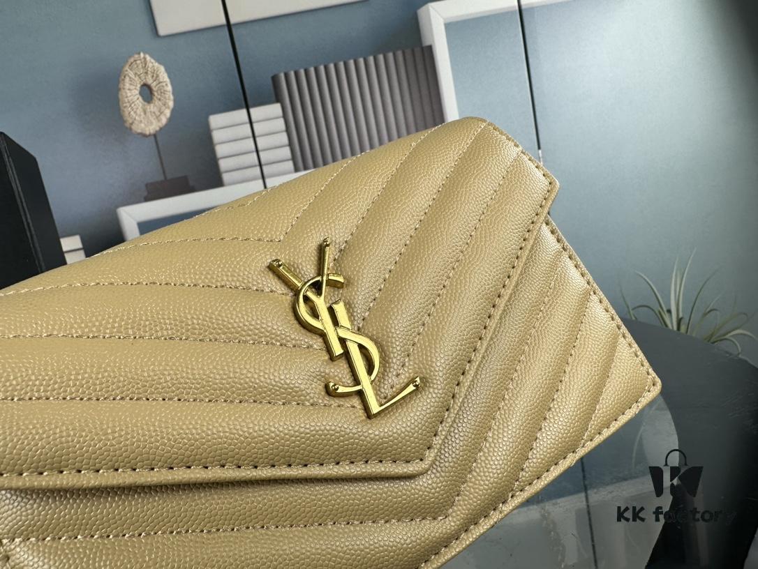 Box Set Batch Bags' YOLO - YSL Monogram Black Gold Caviar Leather Chain Bag