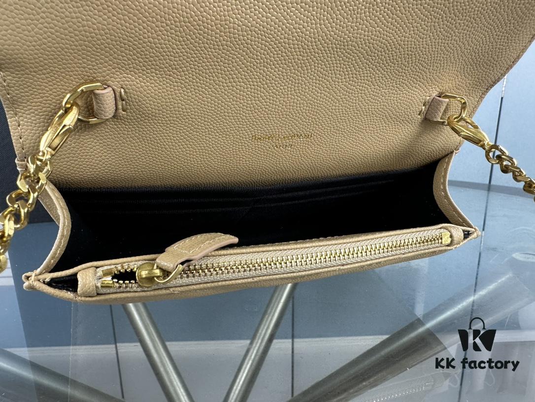 Box Set Batch Bags' YOLO - YSL Monogram Black Gold Caviar Leather Chain Bag