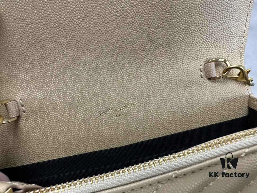 Box Set Batch Bags' YOLO - YSL Monogram Black Gold Caviar Leather Chain Bag