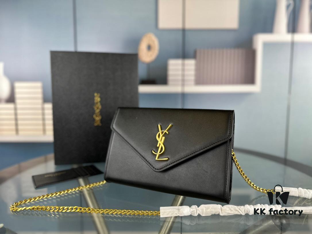 New Arrival with Box 💰 YSL Saint Laurent Mini Envelope Bag