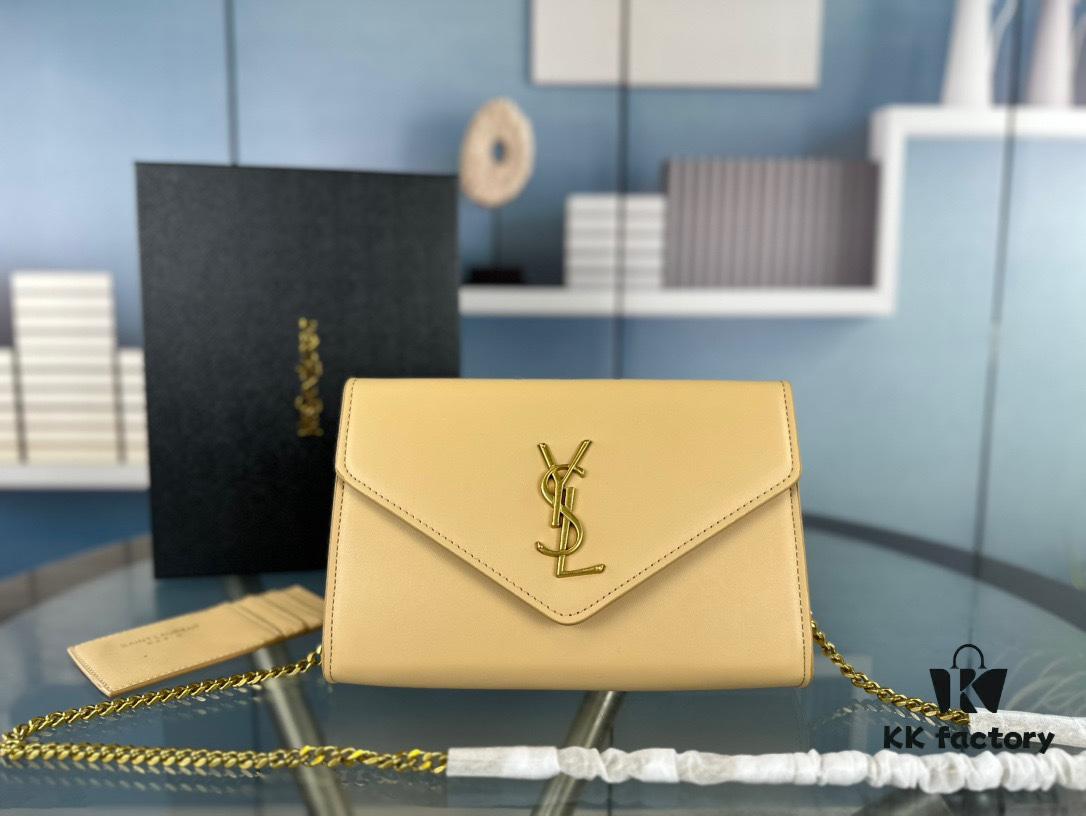 New Arrival with Box 💰 YSL Saint Laurent Mini Envelope Bag