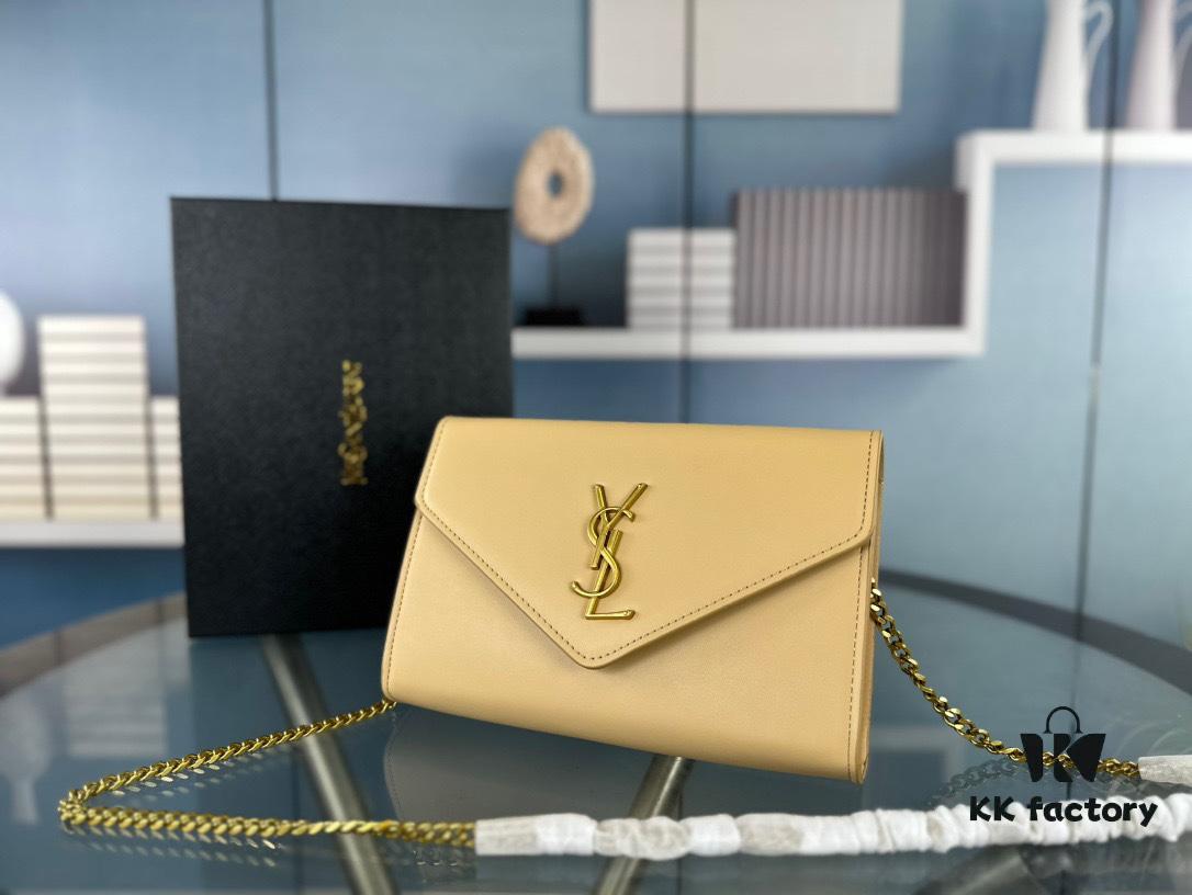New Arrival with Box 💰 YSL Saint Laurent Mini Envelope Bag