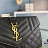 YSL Saint Laurent WOC Caviar Chain Envelope Bag