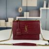 YSL Sunset Bag with Crocodile Embossed Texture