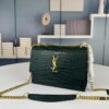 New YSL Sunset Bag with Box – Recommended Crocodile-Embossed Design