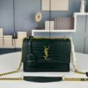 New YSL Sunset Bag with Box – Recommended Crocodile-Embossed Design