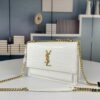 New YSL Sunset Bag with Box – Recommended Crocodile-Embossed Design