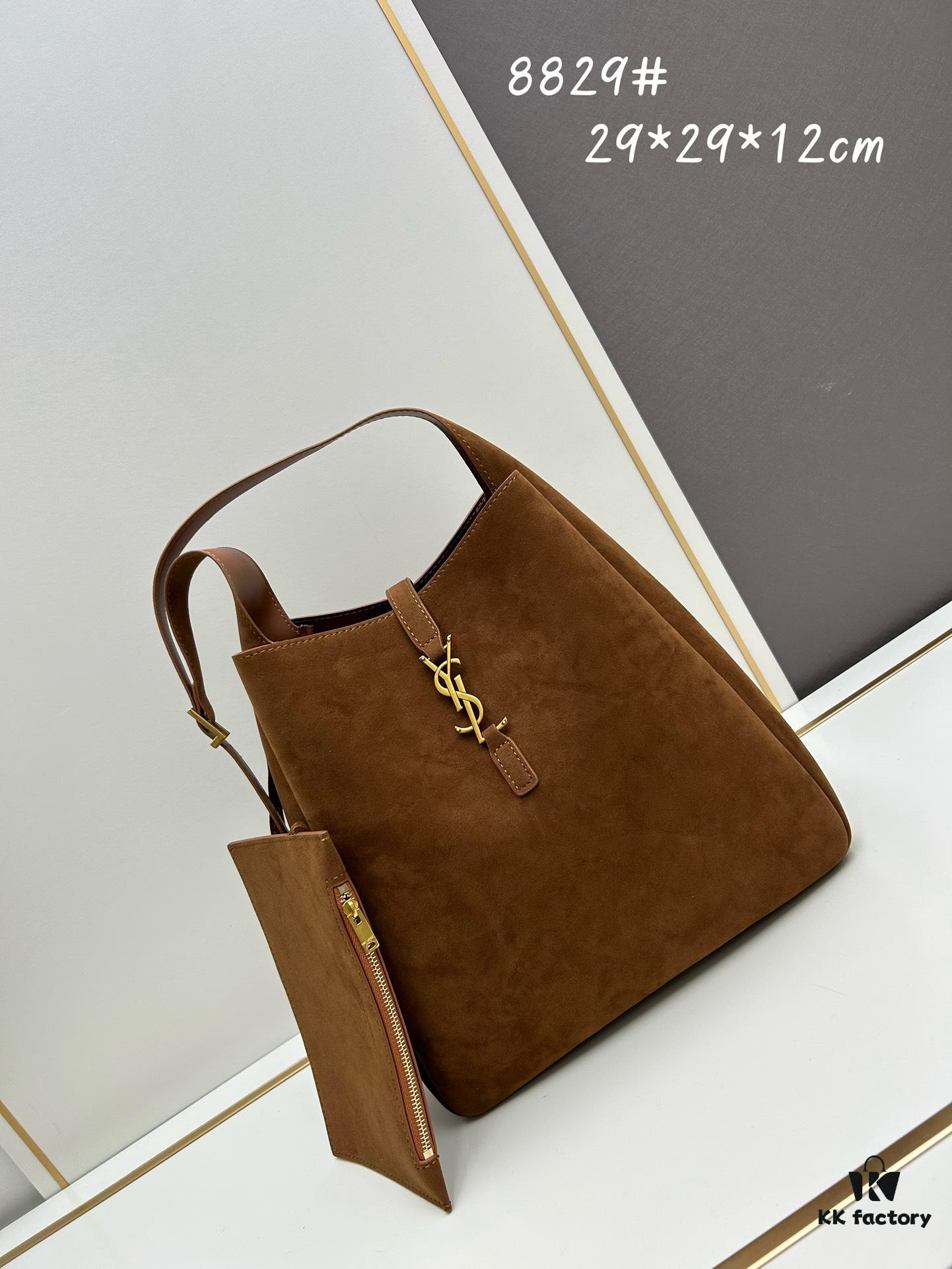 Large-sized New Arrival with Box – This Matte Brown-Gold Oversized Bag Exudes Autumn-Winter Charm and Is Simply Irresistible!