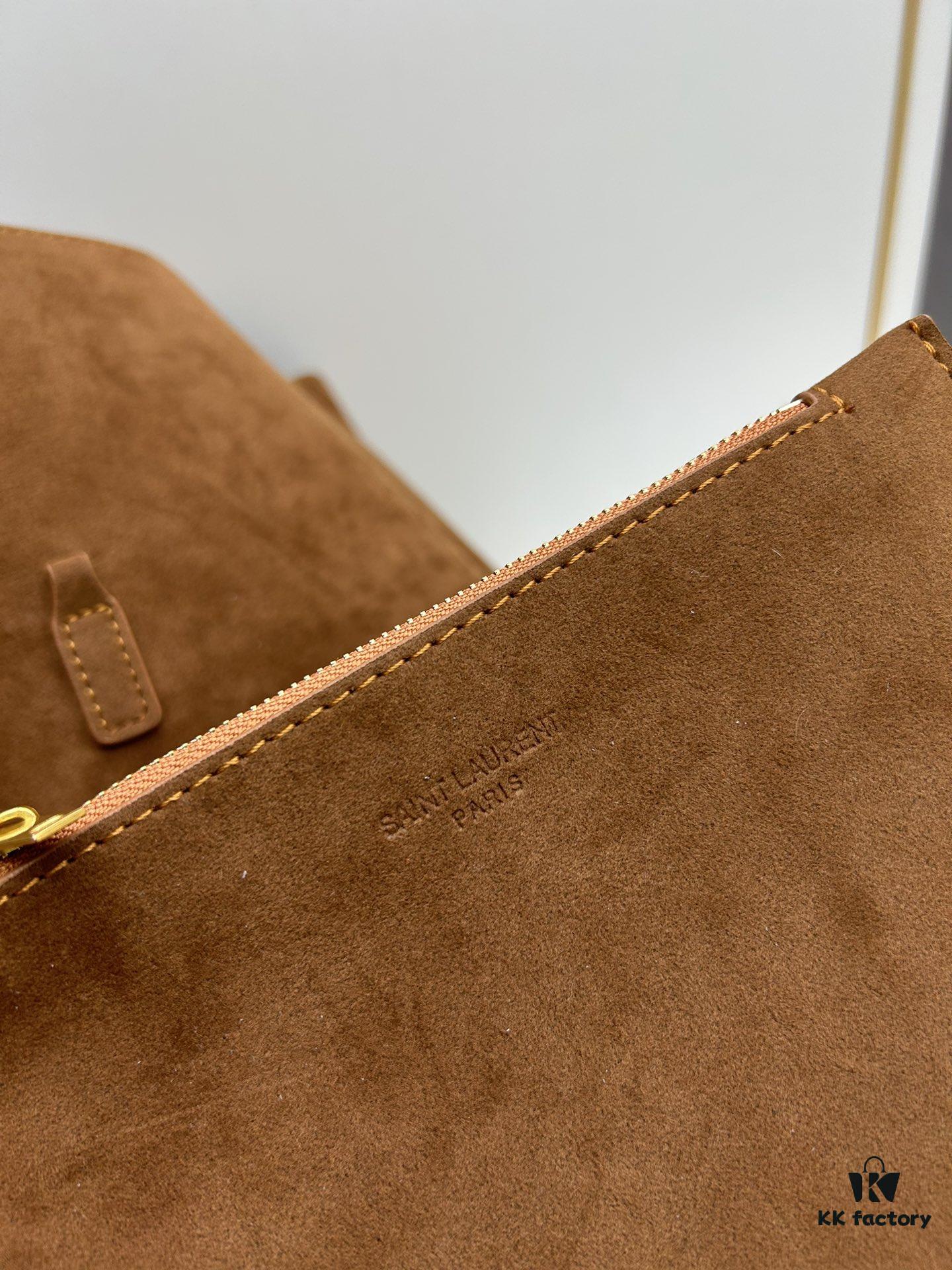 Large-sized New Arrival with Box – This Matte Brown-Gold Oversized Bag Exudes Autumn-Winter Charm and Is Simply Irresistible!