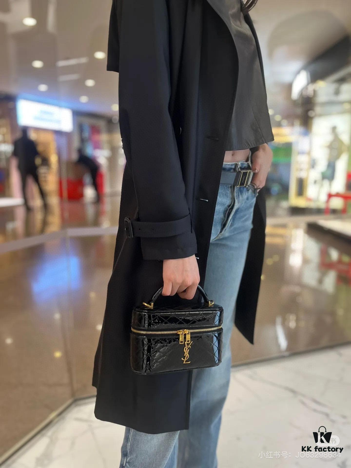 New Mini Gaby Bag by YSL – Stylish and Compact Makeup Pouch with Box