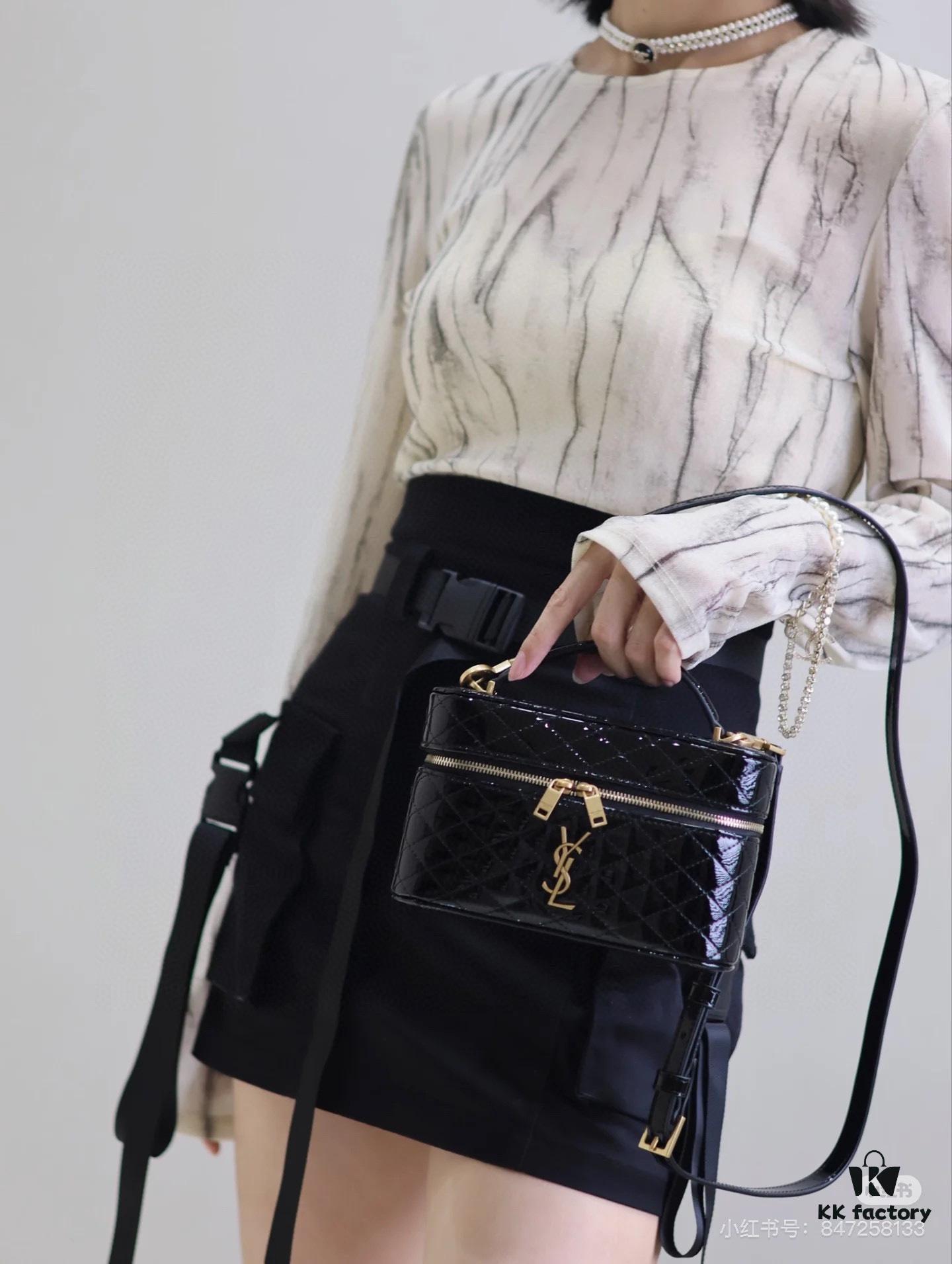 New Mini Gaby Bag by YSL – Stylish and Compact Makeup Pouch with Box