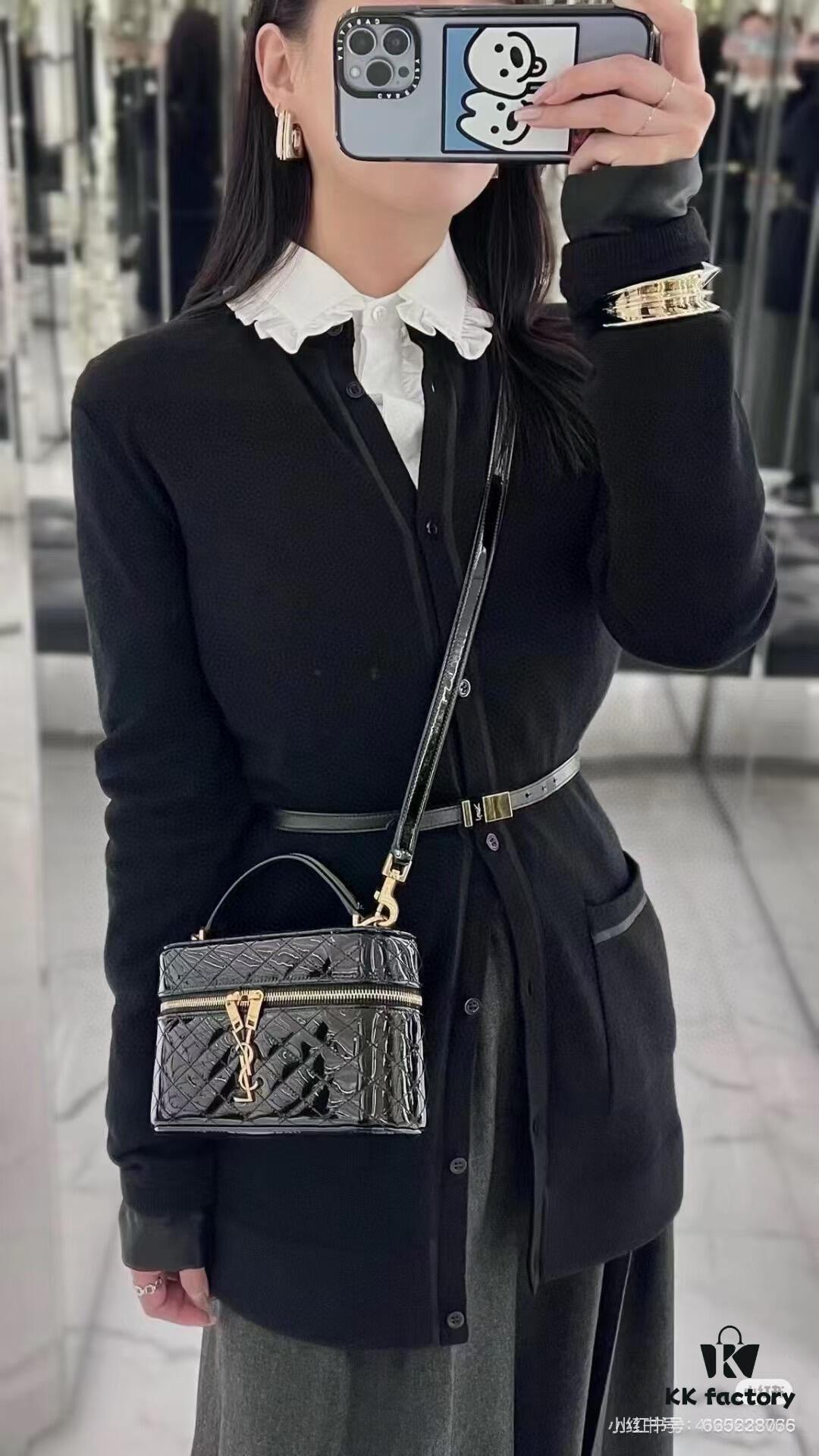 New Mini Gaby Bag by YSL – Stylish and Compact Makeup Pouch with Box