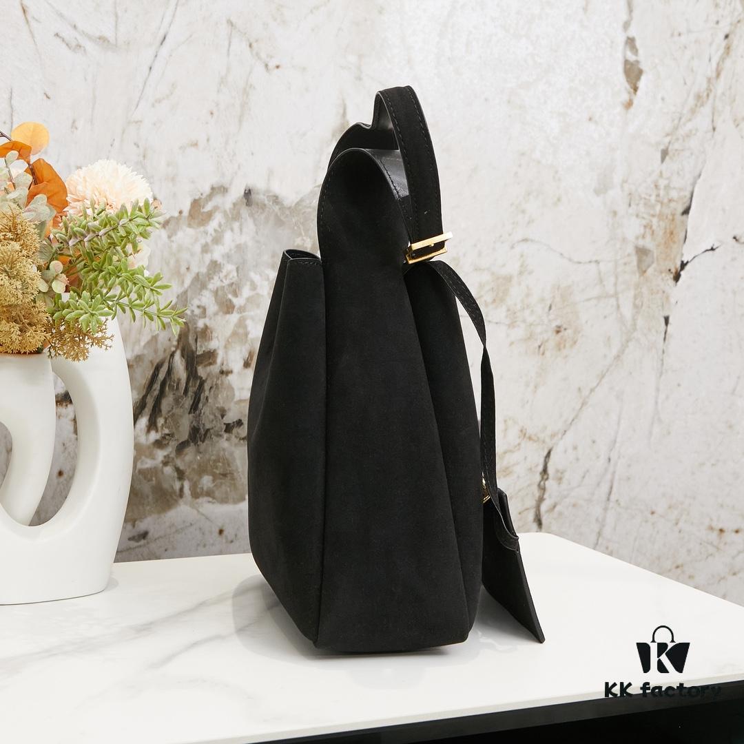 Small-sized New Arrival with Box – Exquisitely Beautiful Brown and Gold Matte Large Bag Perfect for Autumn and Winter