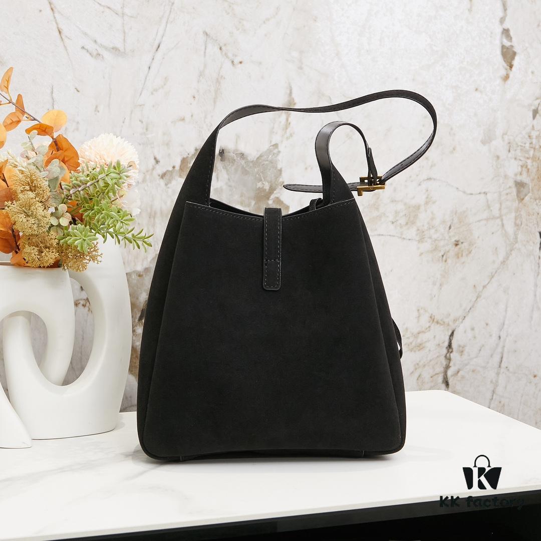 Small-sized New Arrival with Box – Exquisitely Beautiful Brown and Gold Matte Large Bag Perfect for Autumn and Winter