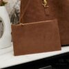Large-sized New Arrival with Box – A Beautiful Brown-Gold Matte Bag Perfect for Autumn and Winter