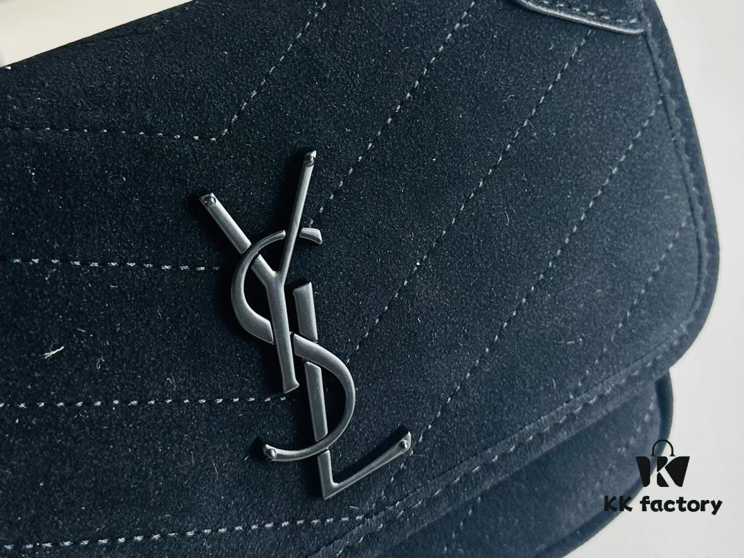 New Large Size with Box 💰YSL ||| Saint Laurent Suede Niki Messenger Bag