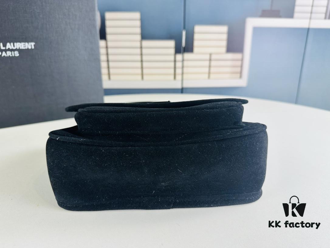 New Large Size with Box 💰YSL ||| Saint Laurent Suede Niki Messenger Bag