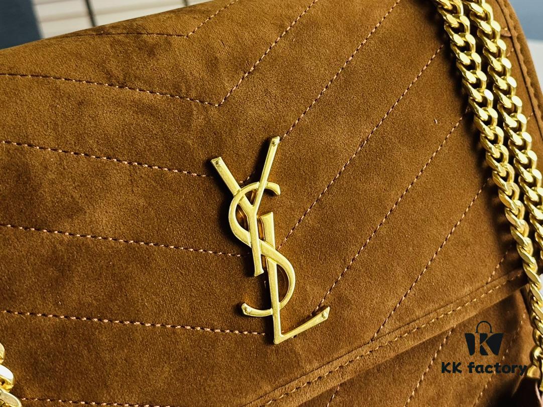 New Large Size with Box 💰YSL ||| Saint Laurent Suede Niki Messenger Bag