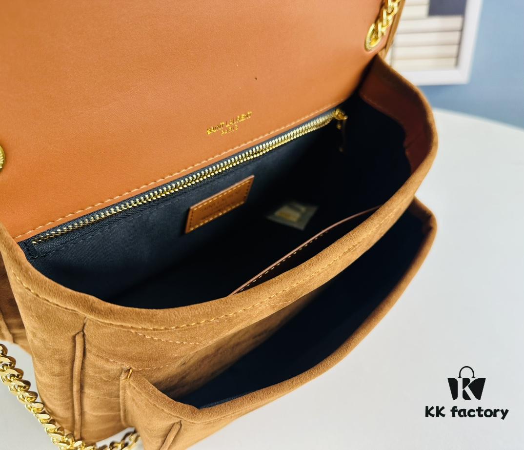 New Large Size with Box 💰YSL ||| Saint Laurent Suede Niki Messenger Bag