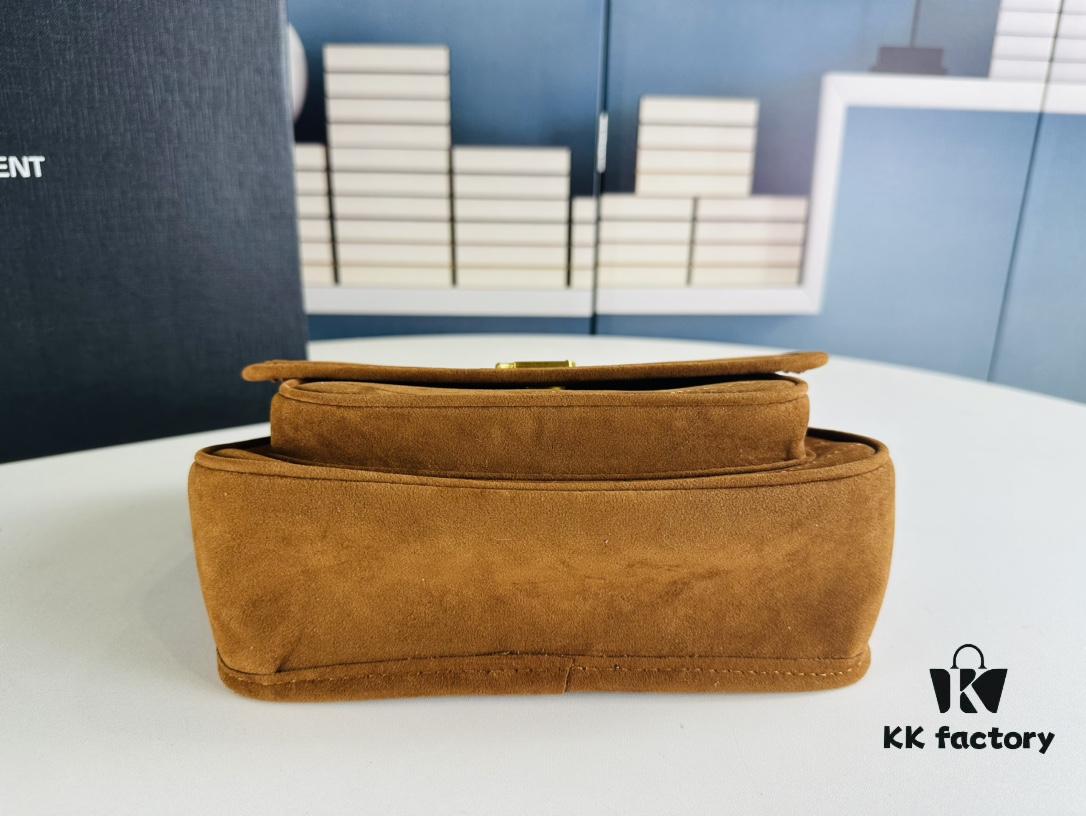 New Small YSL Niki Suede Messenger Bag with Box