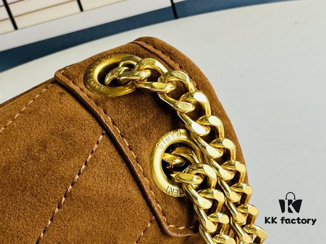 New Small YSL Niki Suede Messenger Bag with Box