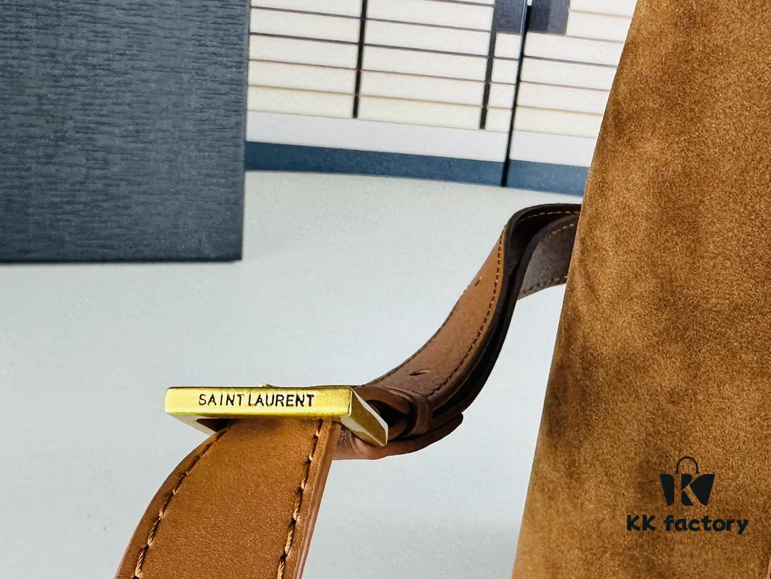 YSL LE37 Small Suede Bucket Bag, New Arrival for Fall/Winter, Comes with Box, Limited Stock