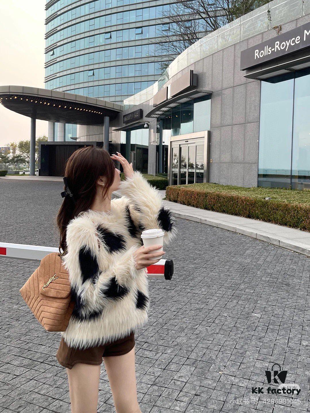 Large Size with Box 💰YSL LOU LOU Suede Leather Chain Shoulder Bag ||| Loulou Black Brown Nubuck