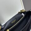 Large YSL LOU LOU Suede Leather Chain Shoulder Bag with Box ||| Loulou Black Brown Nubuck