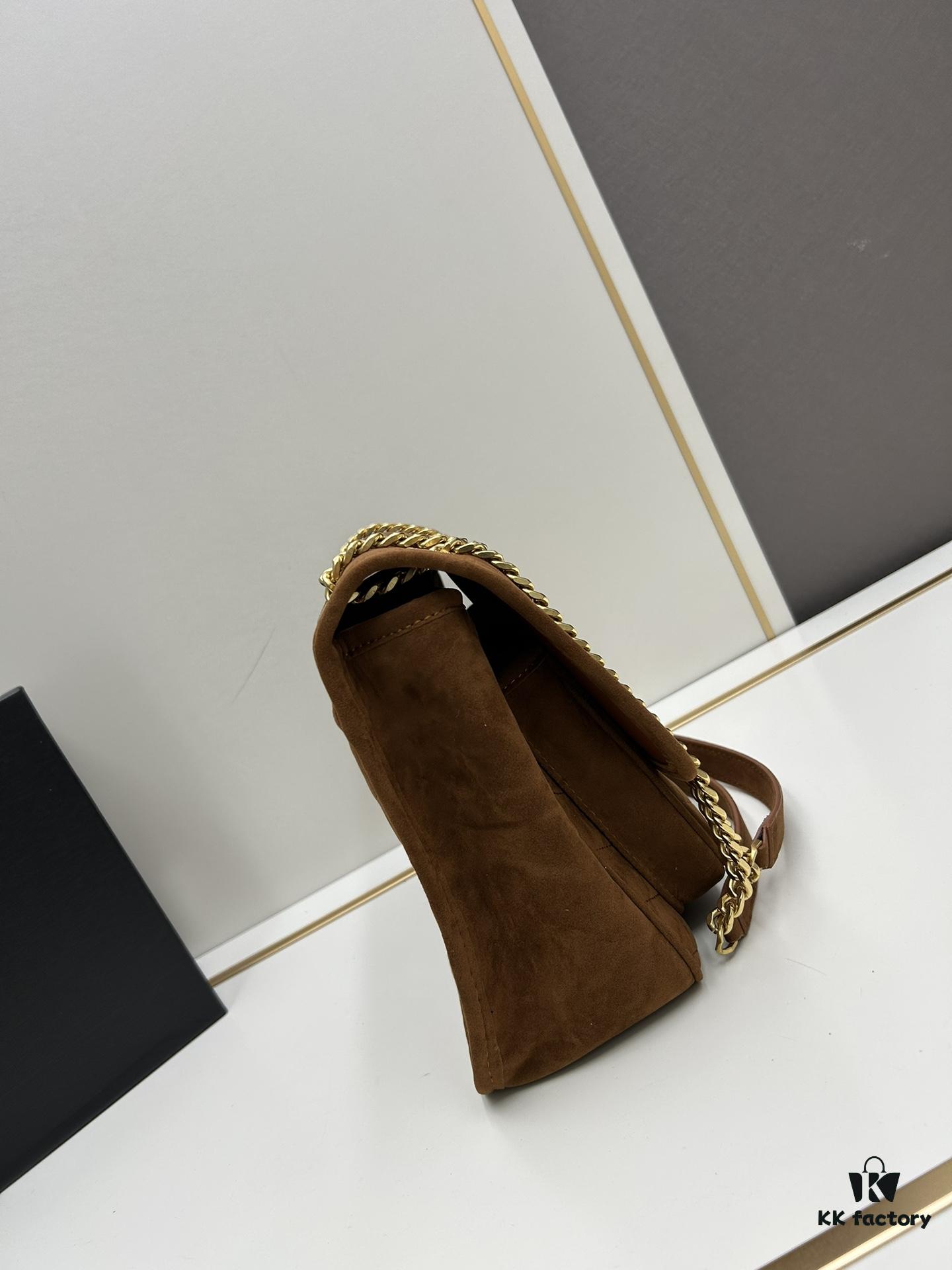 New Large Size with Box 💰YSL ||| Saint Laurent Suede Niki Messenger Bag