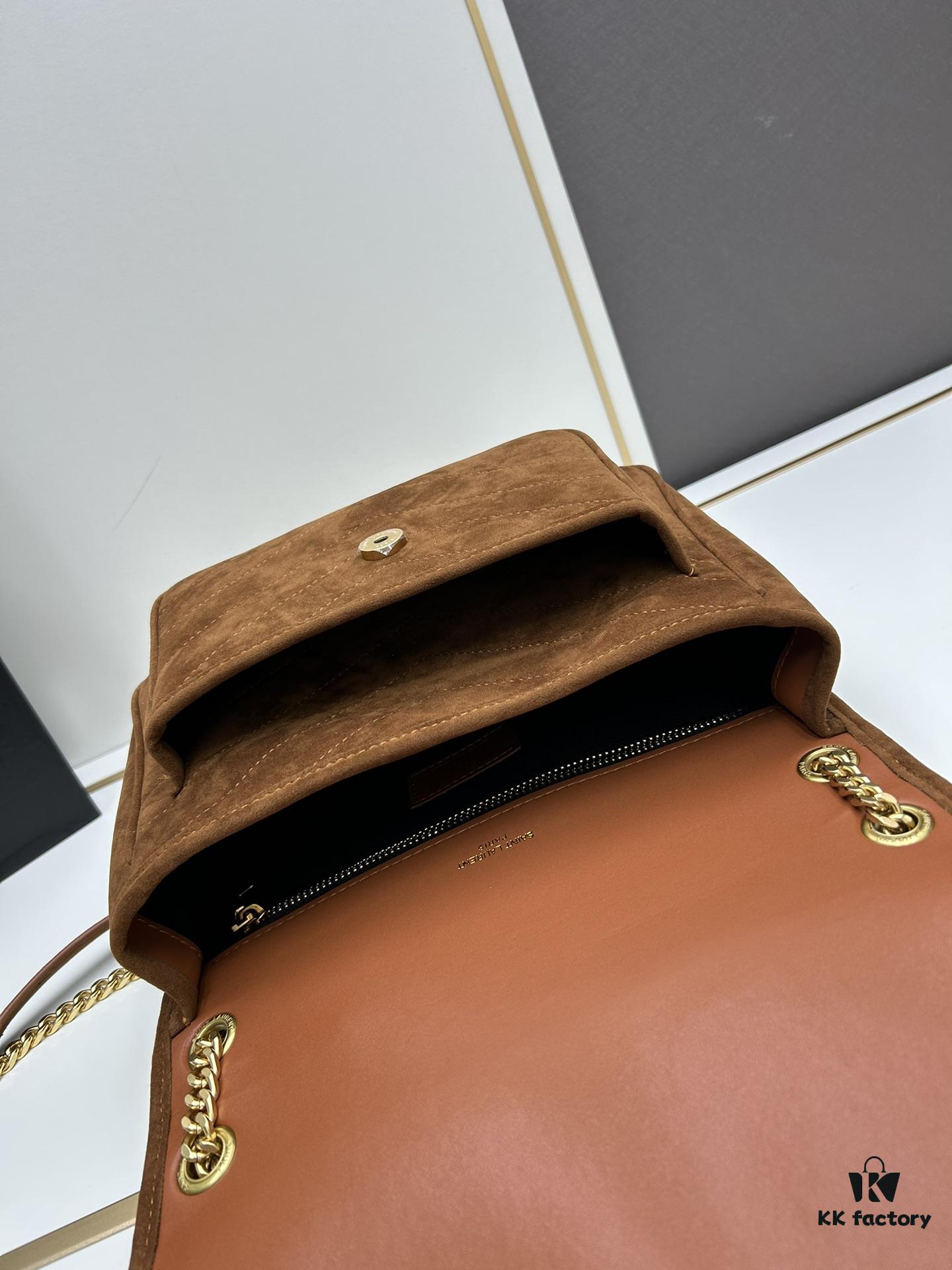 New Large Size with Box 💰YSL ||| Saint Laurent Suede Niki Messenger Bag