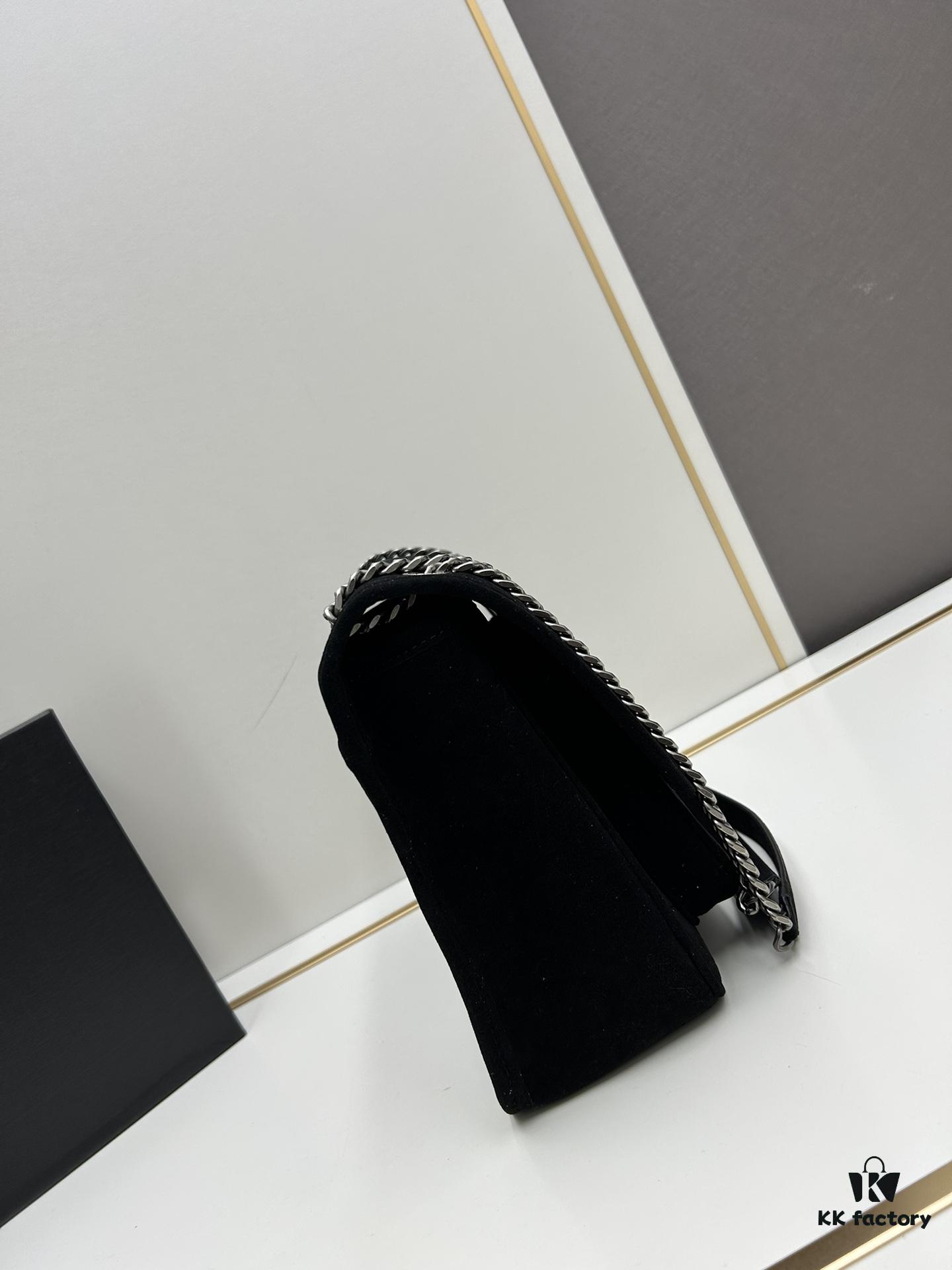 New Large Size with Box 💰YSL ||| Saint Laurent Suede Niki Messenger Bag