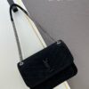 New Large Size with Box 💰YSL ||| Saint Laurent Suede Niki Messenger Bag