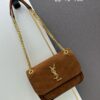 New Small YSL Niki Suede Messenger Bag with Box