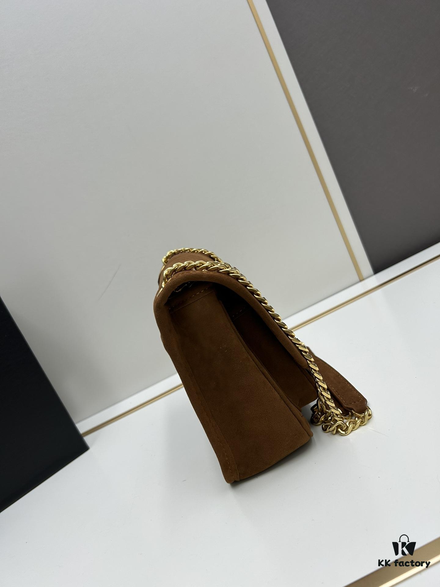 New Small YSL Niki Suede Messenger Bag with Box