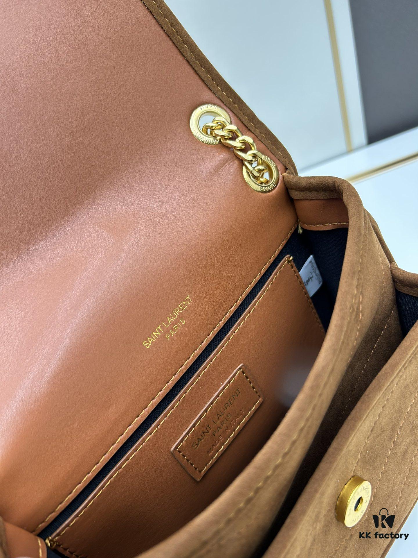 New Small YSL Niki Suede Messenger Bag with Box