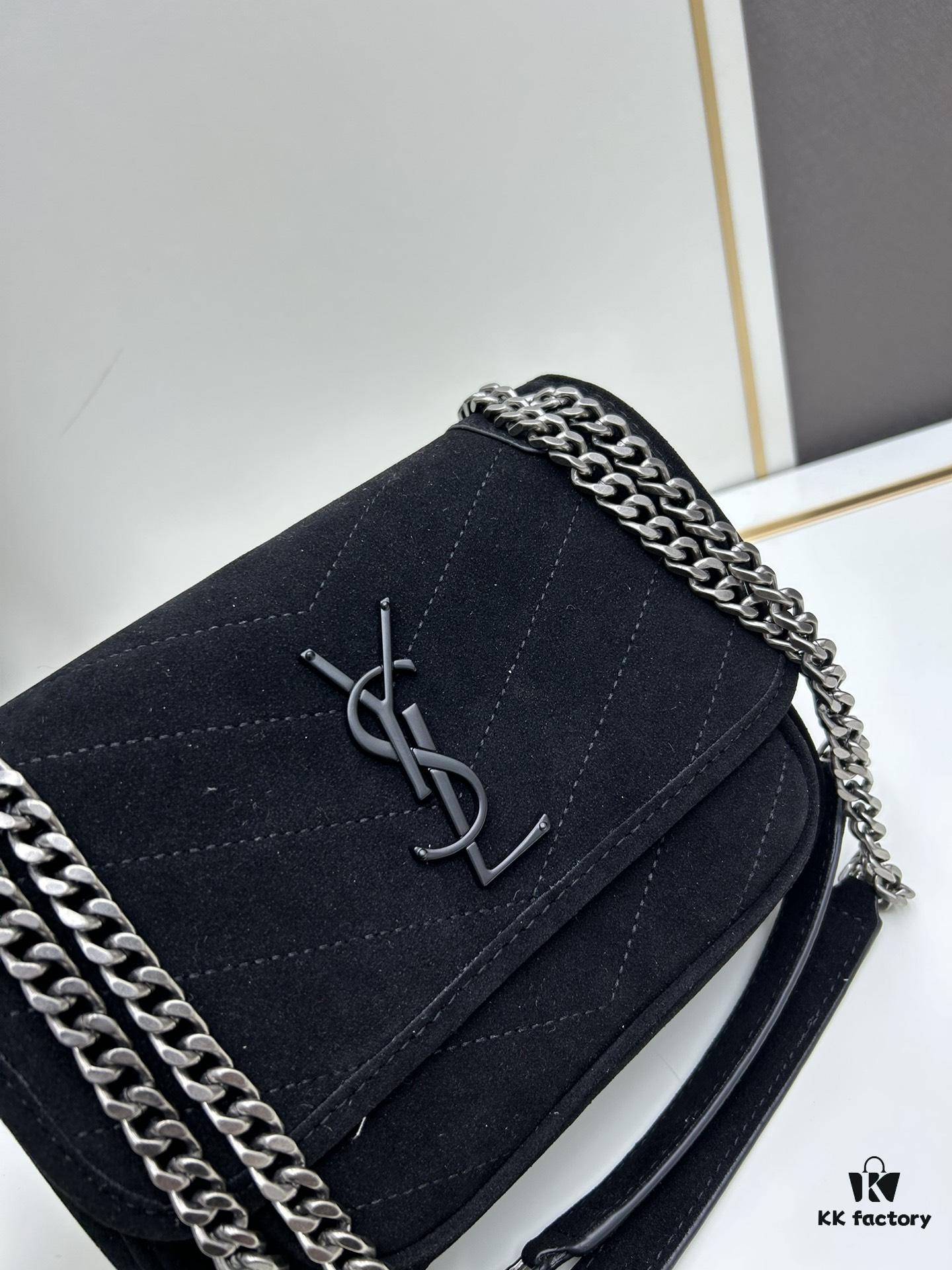 New Arrival Small Size with Box 💰YSL ||| Saint Laurent Suede Niki Messenger Bag