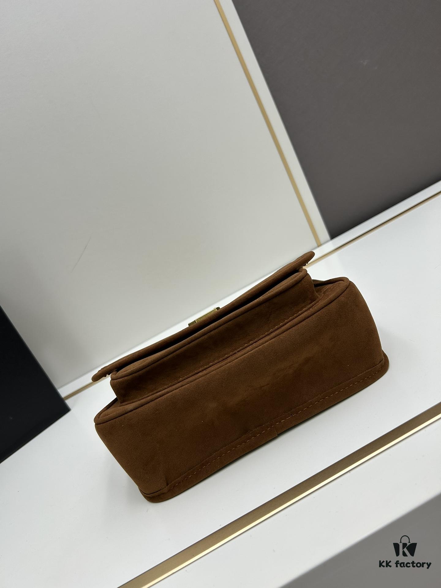 New Small YSL Niki Suede Messenger Bag with Box