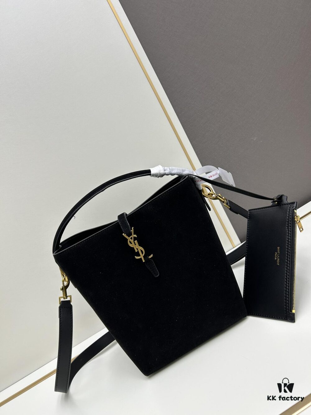 New Autumn/Winter Arrival Matte Large YSL Bucket Bag with Box 💰 Great Find! Authentic YSL LE37 Bucket Bag, Celebrity Style, Limited Quantity