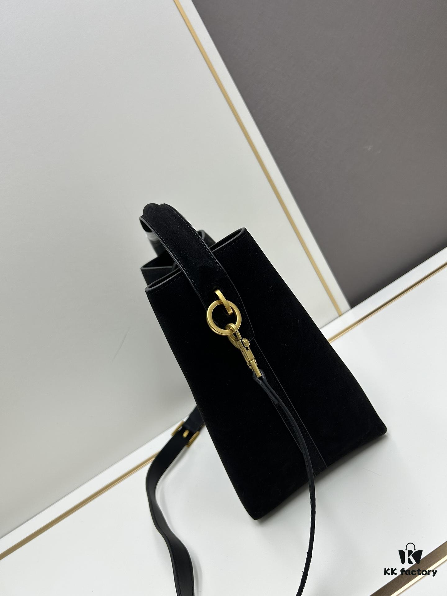 New Autumn/Winter Arrival Matte Large YSL Bucket Bag with Box 💰 Great Find! Authentic YSL LE37 Bucket Bag, Celebrity Style, Limited Quantity