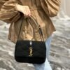 New YSL LE 57 Matelassé Calfskin Diamond Quilted Shoulder Bag with Box