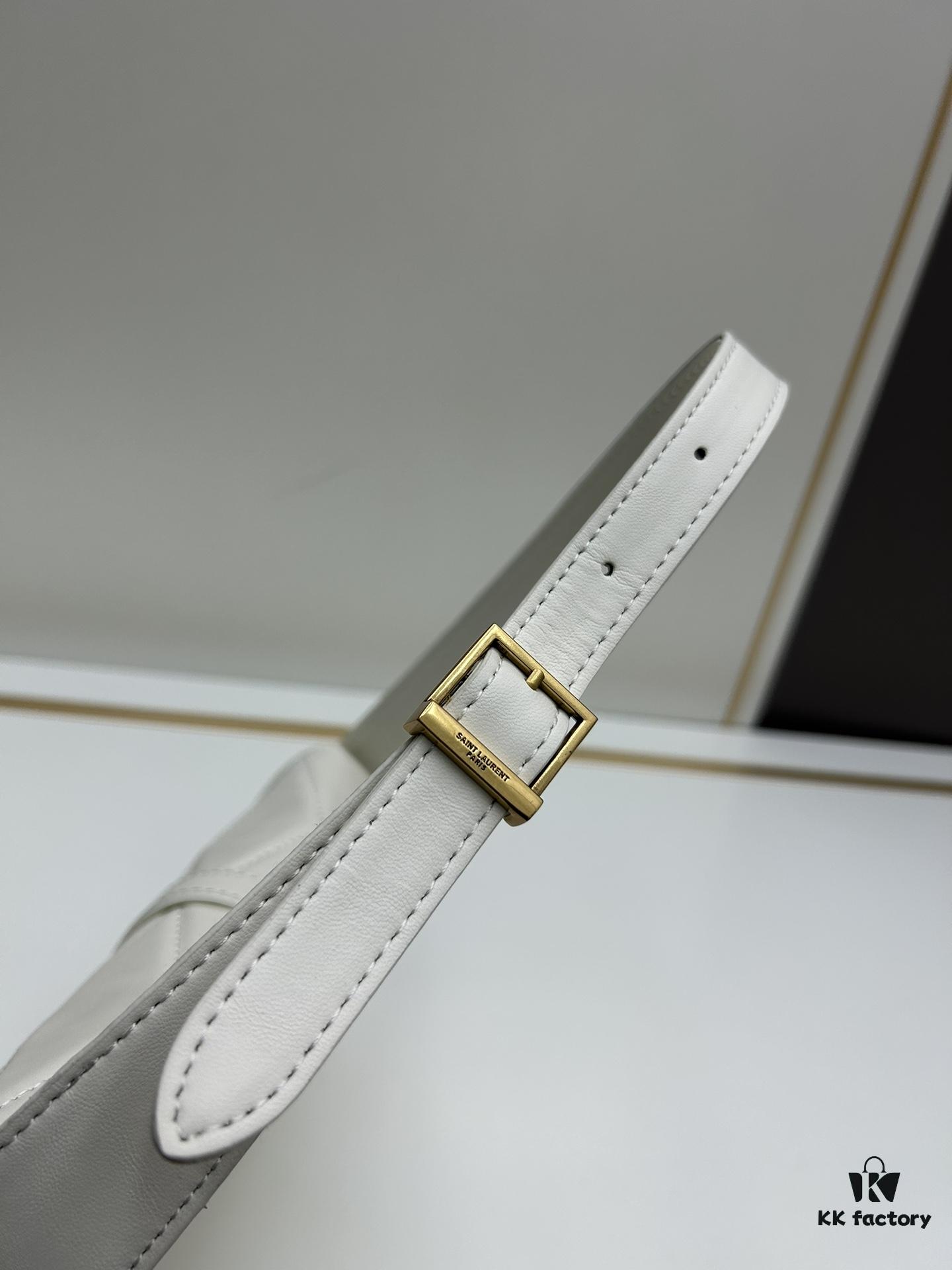 New Arrival with Box 💰 From Rosé's Back View, See How Beautiful the YSL Trapezoid Shoulder Bag Is! ||| Gold Logo + Diamond Quilting Trapezoidal Silhouette