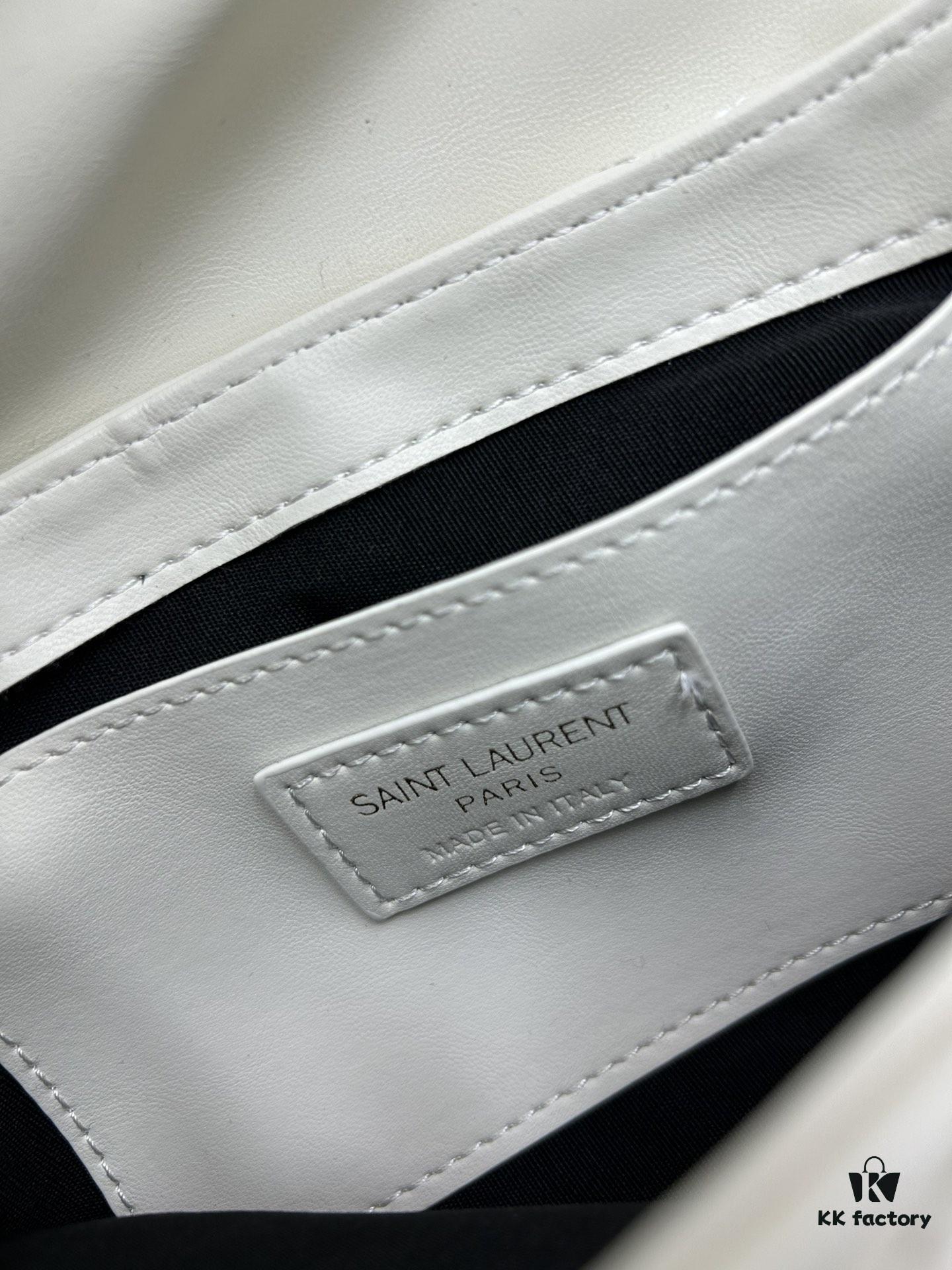 New Arrival with Box 💰 From Rosé's Back View, See How Beautiful the YSL Trapezoid Shoulder Bag Is! ||| Gold Logo + Diamond Quilting Trapezoidal Silhouette