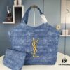 New YSL Shopping Bag in Beautiful Blue Denim – Absolutely Stunning!