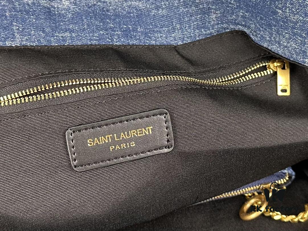 New YSL Shopping Bag in Beautiful Blue Denim – Absolutely Stunning!