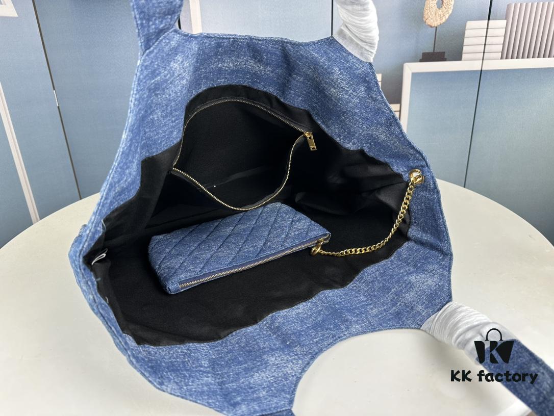 New YSL Shopping Bag in Beautiful Blue Denim – Absolutely Stunning!