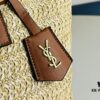 New YSL Straw Tote Shopping Bag