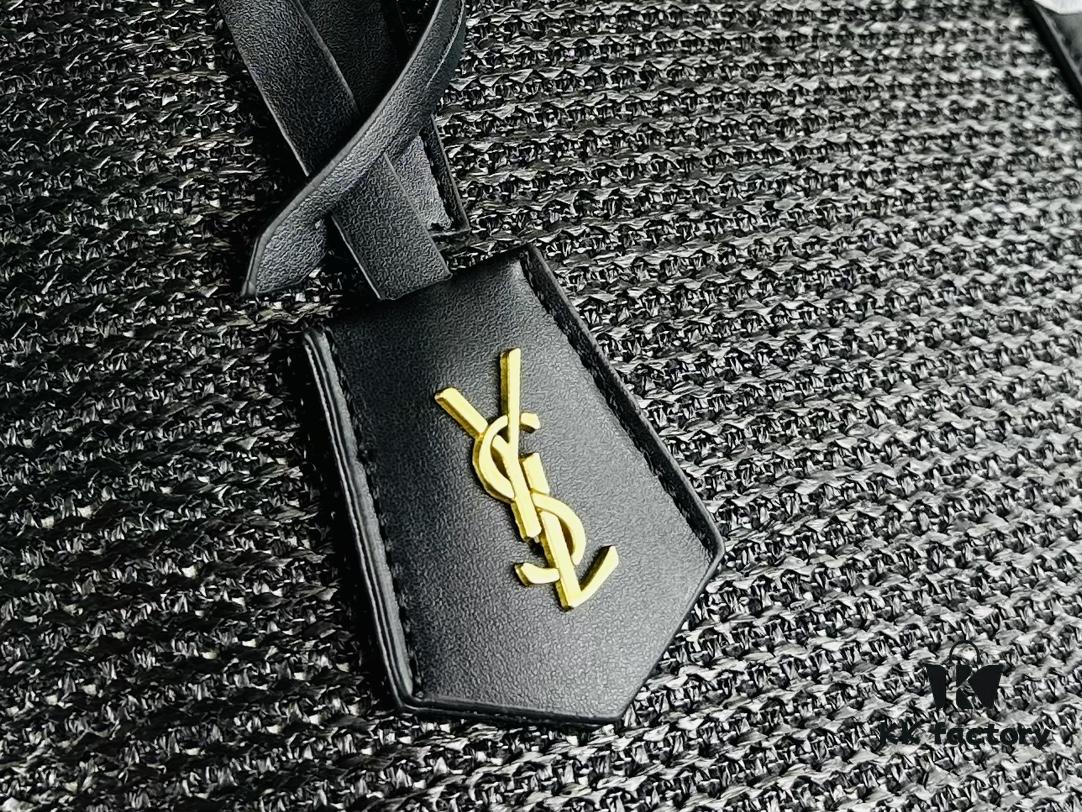 New YSL Straw Tote Shopping Bag