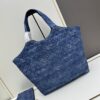 New Arrival YSL Shopping Bag is Amazing! Beautiful Blue Denim with Huge Capacity and Latest Trend