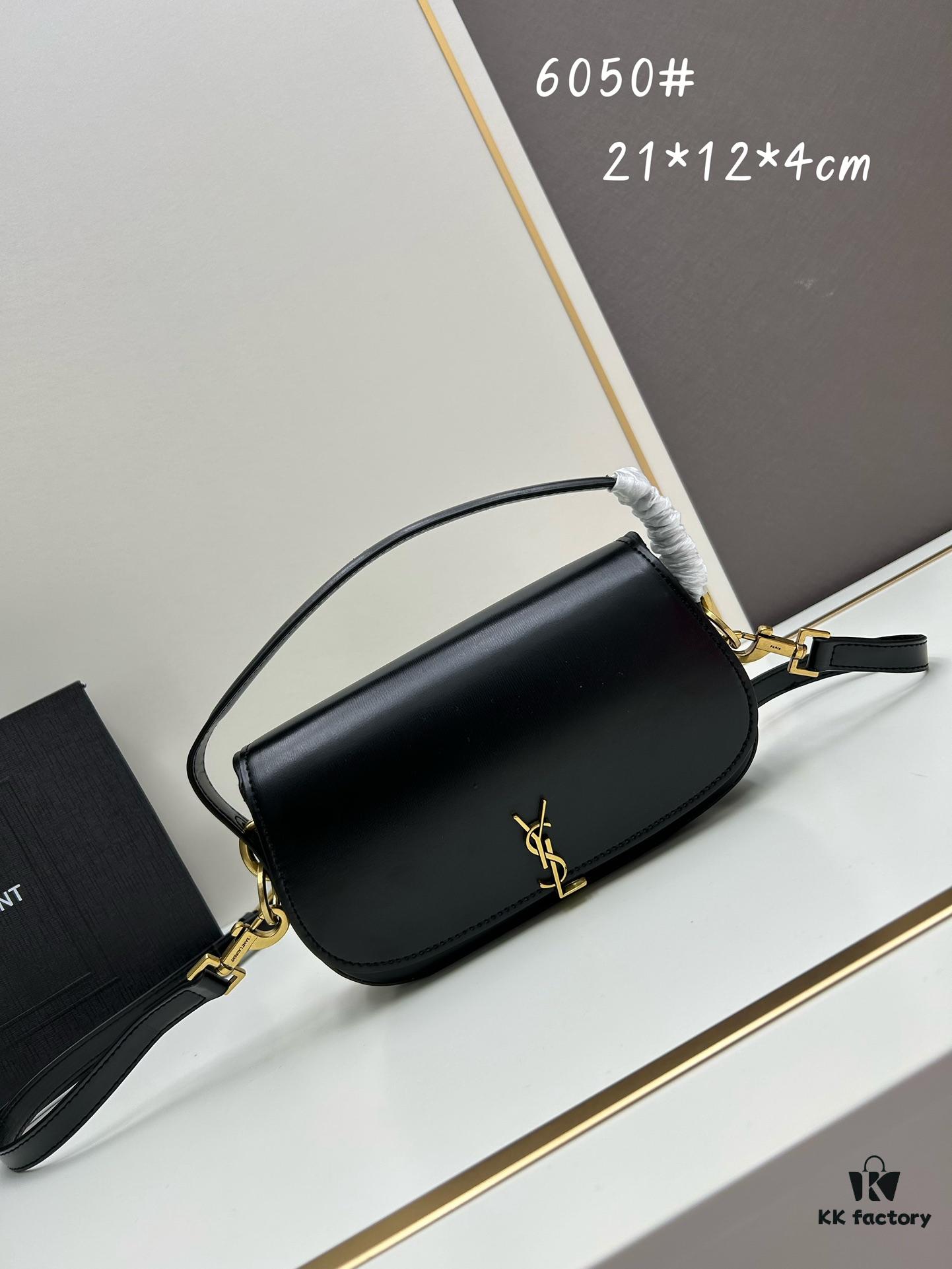 New Arrival with Box 💰 Cool & Chic! YSL 2024 Voltair Box Leather Crossbody Bag