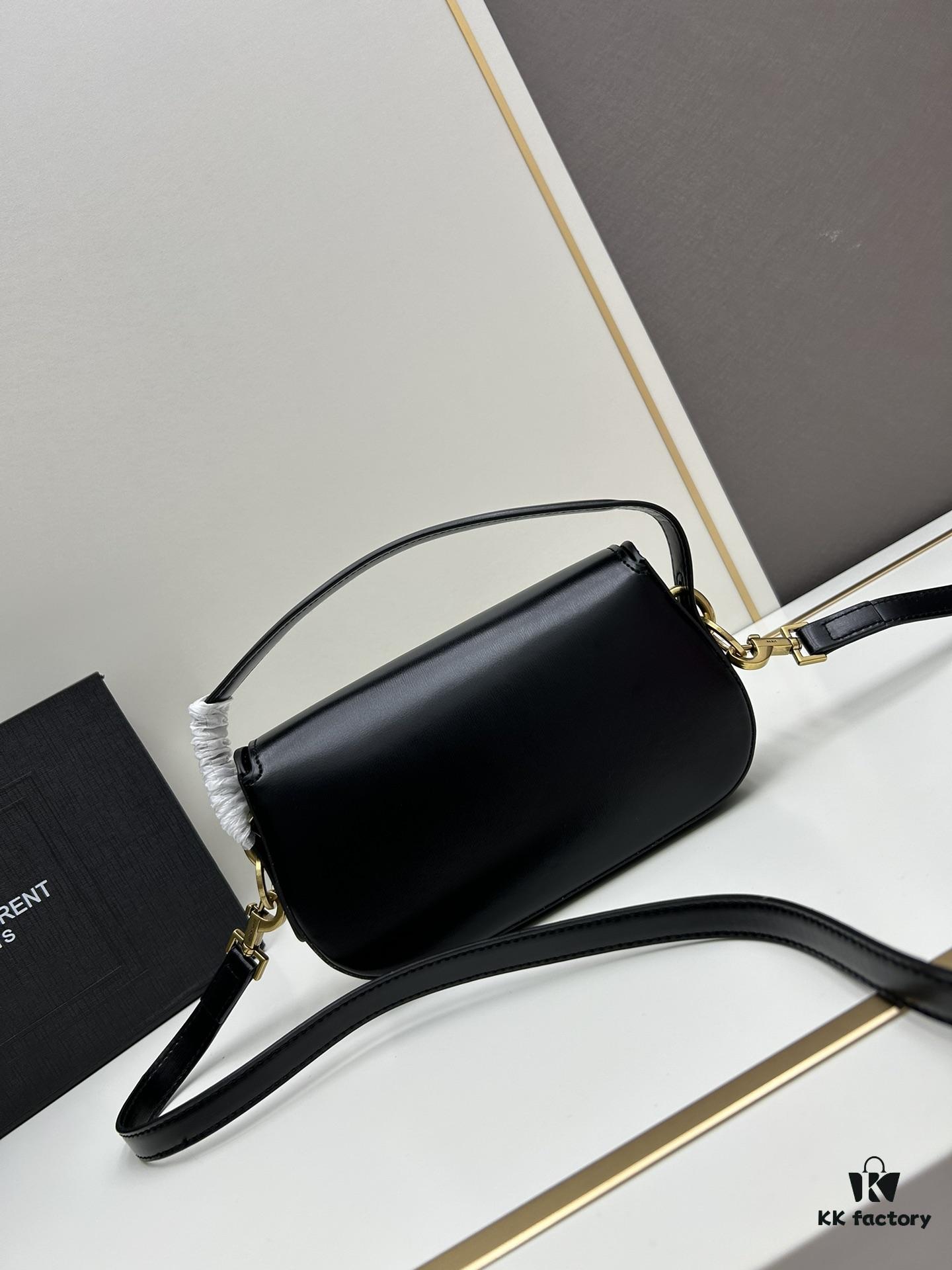 New Arrival with Box 💰 Cool & Chic! YSL 2024 Voltair Box Leather Crossbody Bag